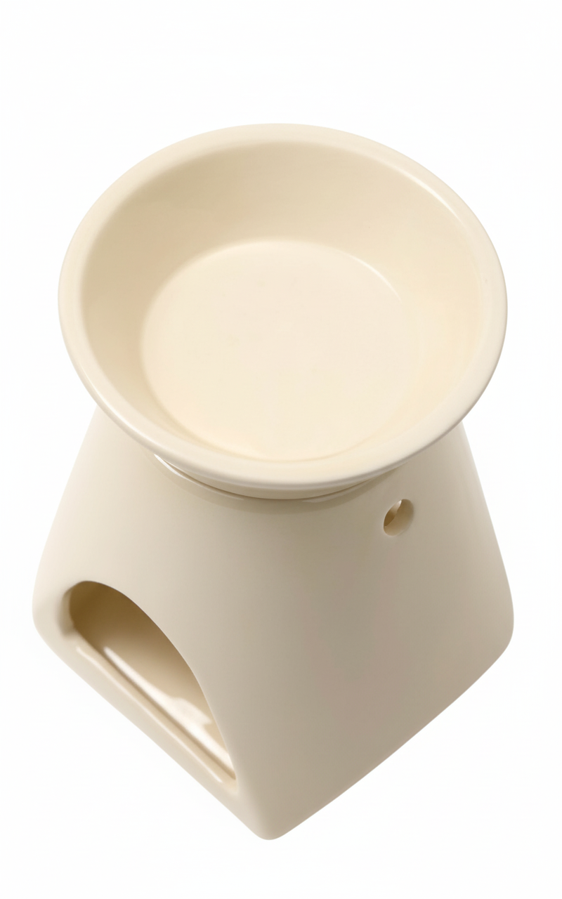 Tapered Wax Melt Burner (Cream)