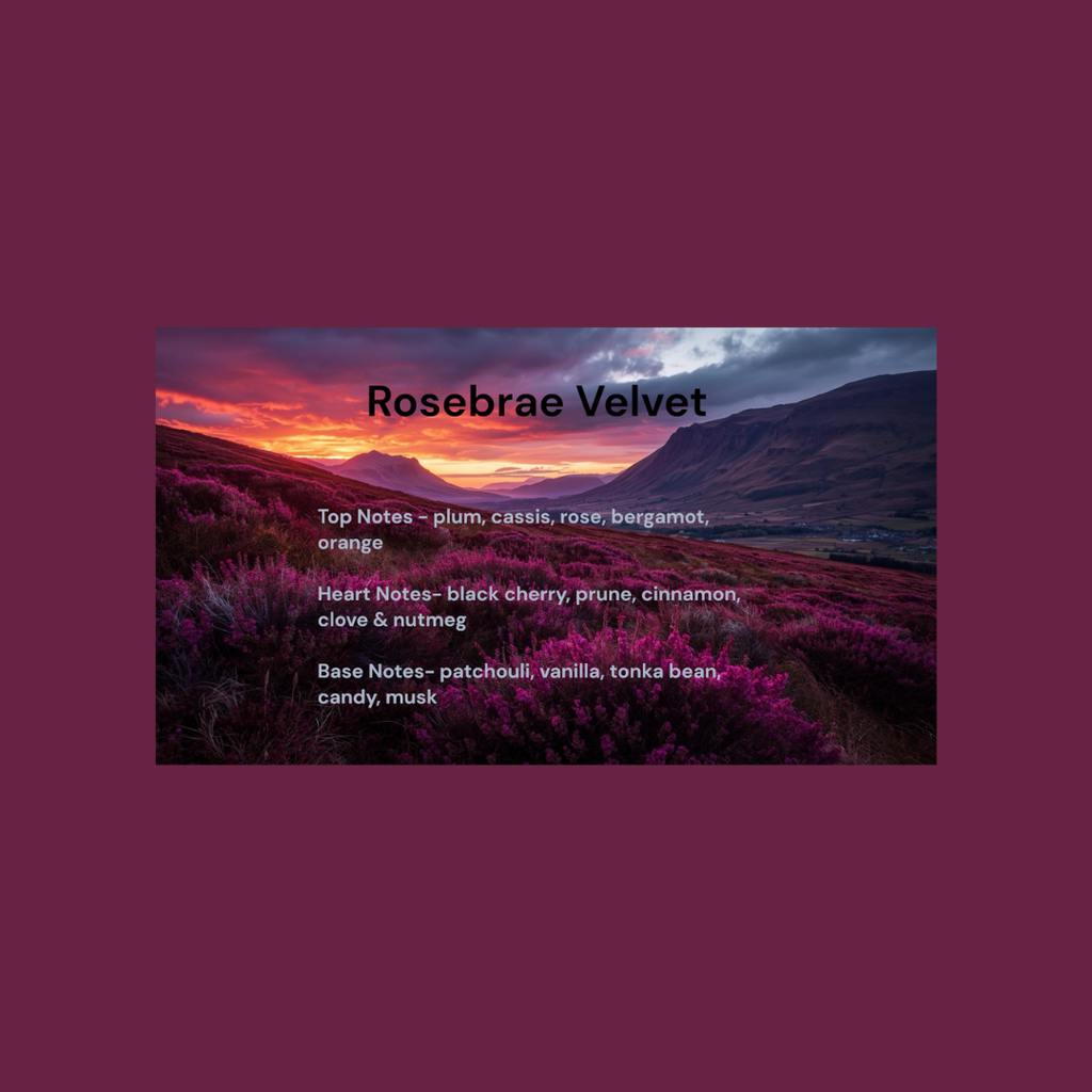 Rosebrae Velvet Soy Candle - Soothing Rose & Patchouli