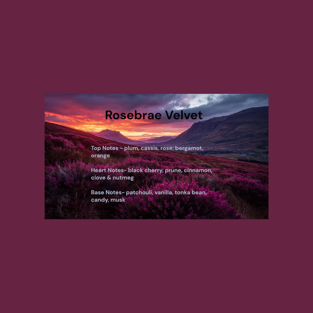 Rosebrae Velvet Soy Candle - Soothing Rose & Patchouli